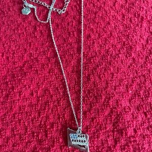 Swarovski Silver and Blue Necklace